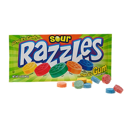Razzles Sour Candy-Retro Candy