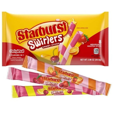 Starburst Swirlers Chewy Sticks Candy Share Size - 2.96 oz.
