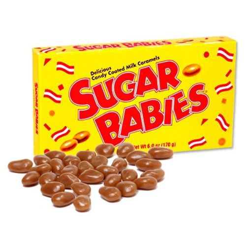 Sugar Babies Candy Coated Caramels Retro Candy Theater Box