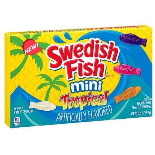 Swedish Fish Mini Tropical Candy Theater Box