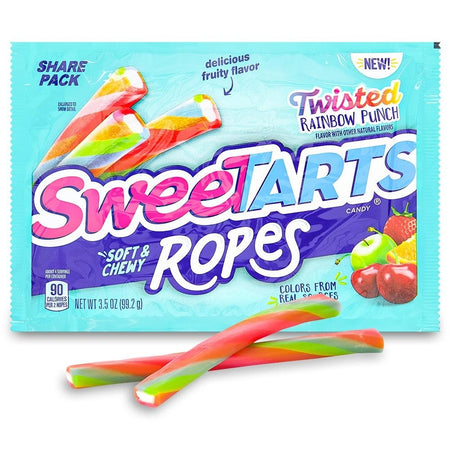 Sweetarts Ropes Twisted Rainbow Punch 3.5oz Candy District