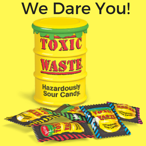 Toxic Waste Hazardously Sour Candy-Candy Canada