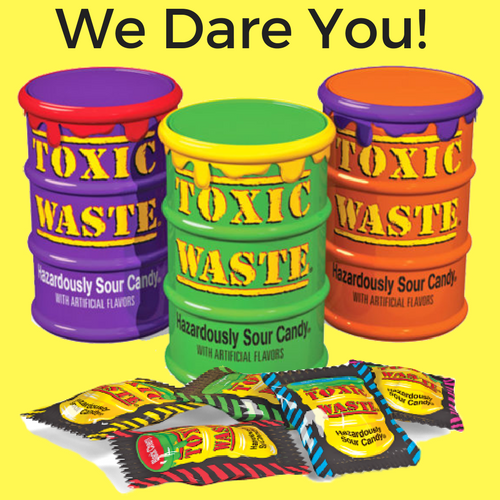 Toxic Waste Hazardously Sour Candy- Mystery Flavour-Candy Canada