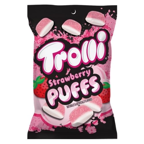 Trolli Strawberry Puffs Gummy Candy - 120 g