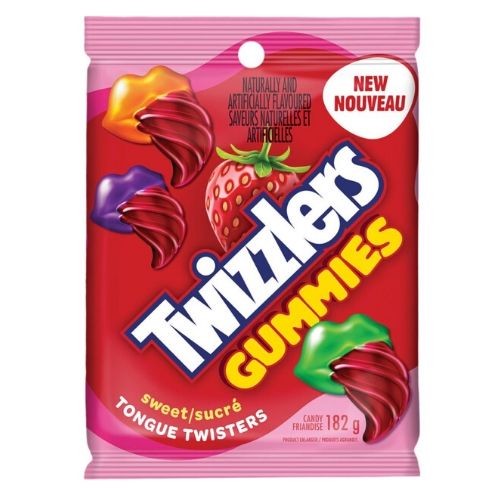 Twizzlers Gummies Sweet Tongue Twisters-182 g