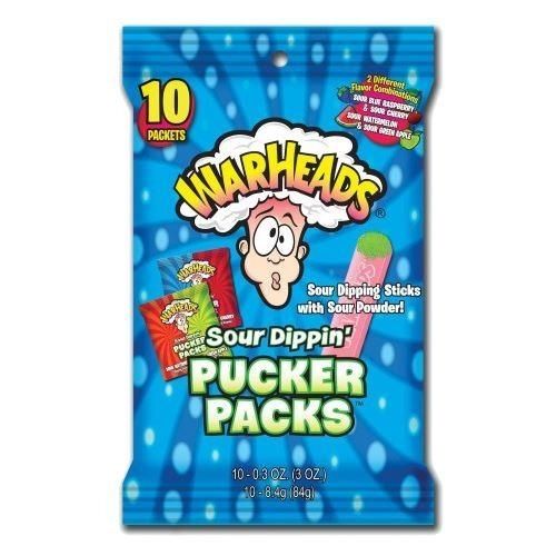 Warheads Sour Dippin' Pucker Packs - 84 g