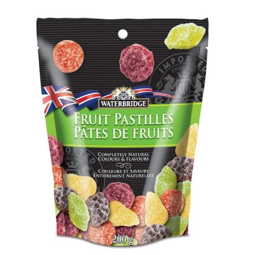 Waterbridge Fruit Pastilles British Candies - 200 g Old Fashioned Candy