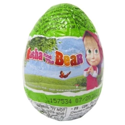 Zaini Masha and the Bear Chocolate Eggs - 20 g